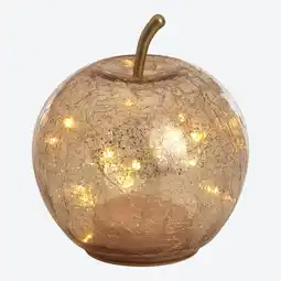 NKD LED-Apfel aus Crackle-Glas, Ø ca. 14 cm Angebot