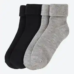 NKD Damen-Socken mit Umschlag, 2er-Pack Angebot