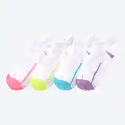 NKD Damen-Sport-Sneaker-Socken mit Fersenschutz, 4er-Pack Angebot