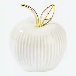 NKD Deko-Apfel mit goldfarbenem Stiel, ca. 9x7,5x7,5 cm Angebot
