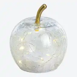 NKD LED-Apfel aus Crackle-Glas, Ø ca. 11 cm Angebot