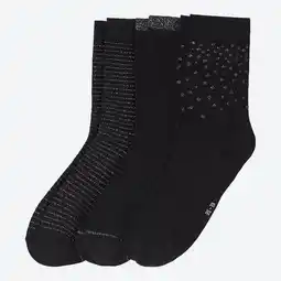 NKD Damen-Socken mit Glitzereffekt, 3er-Pack Angebot