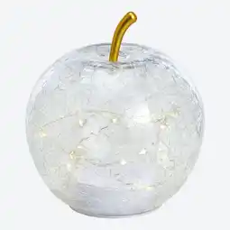 NKD LED-Apfel aus Crackle-Glas, Ø ca. 14 cm Angebot