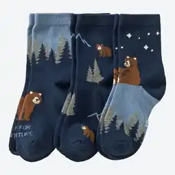 NKD Kinder-Jungen-Socken mit Wald-Motiv, 3er-Pack Angebot