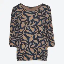 NKD Damen-Langarmshirt mit Rundhalsausschnitt und Allover-Print Angebot