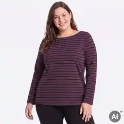 NKD Damen-Pullover mit Bootausschnitt, große Größen Angebot