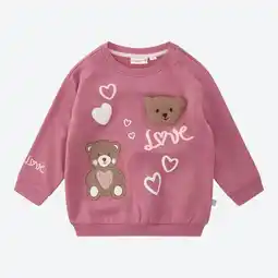 NKD Baby-Mädchen-Sweatshirt mit Bären-Frontdruck Angebot