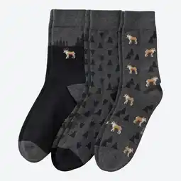 NKD Herren-Socken mit Tier-Motiven, 3er-Pack Angebot