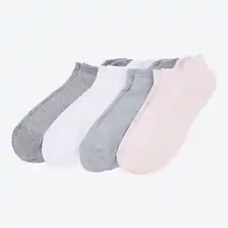 NKD Damen-Sport-Sneaker-Socken mit Belüftungsstruktur, 4er-Pack Angebot
