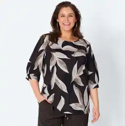 NKD Damen-Langarmshirt mit Allover-Print, große Größen Angebot