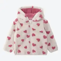 NKD Baby-Mädchen-Fleecejacke mit Kapuze und Reißverschluss Angebot