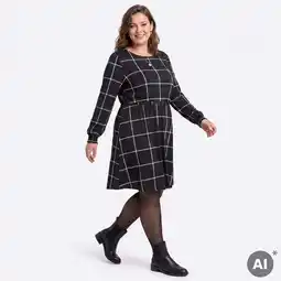 NKD Damen-Kleid mit Karo-Muster, große Größen Angebot