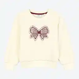 NKD Kinder-Mädchen-Fleeceshirt mit Schleifen-Applikation und Pailletten Angebot