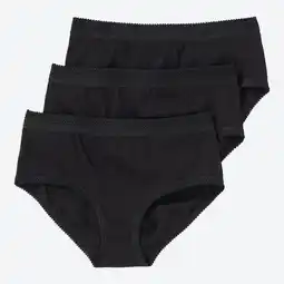 NKD Damen-Taillenslip mit Zierkante, 3er-Pack Angebot