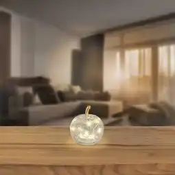 NKD LED-Apfel aus Crackle-Glas, Ø ca. 7,5 cm Angebot