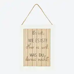 NKD Wanddeko-Schild mit Schriftzug, ca. 30x24 cm Angebot