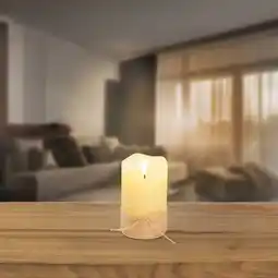 NKD LED Echtwachskerze mit Timerfunktion, Ø ca. 7,5 cm Angebot