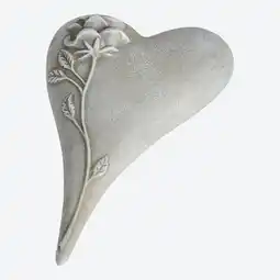 NKD Grabschmuck-Herz aus Polyresin, ca. 3,5x9,5x15,5 cm Angebot