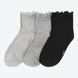 NKD Damen-Kurzschaftsocken, 3er-Pack Angebot
