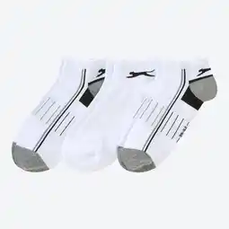 NKD Slazenger Herren-Sneaker-Socken mit Kontrasteinsätzen, 3er-Pack Angebot