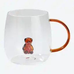 NKD Glasbecher mit Tier-Figur, Ø ca. 9 cm Angebot