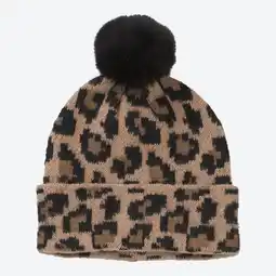 NKD Damen-Strickmütze mit Leo-Muster Angebot