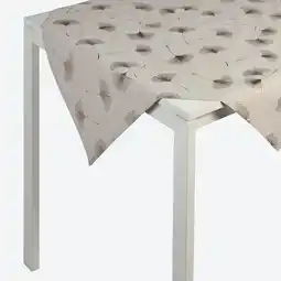 NKD Mitteldecke mit Ginkgo-Muster, ca. 80x80 cm Angebot