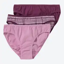 NKD Damen-Minislip mit hohem Baumwollanteil, 3er-Pack Angebot