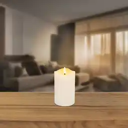 NKD LED-Echtwachskerze mit Timerfunktion, Ø ca. 7,5 cm Höhe ca. 14 cm Angebot