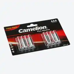 NKD Camelion Batterie Größe AAA, 8er-Pack Angebot
