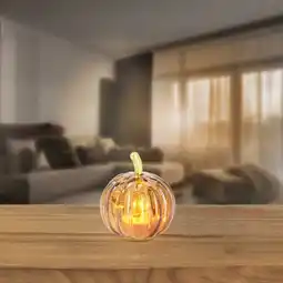 NKD LED-Kürbis aus Glas, Ø ca. 7,5 cm Angebot