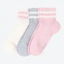 NKD Damen-Sportsneaker-Socken mit Kontraststreifen, 3er-Pack Angebot