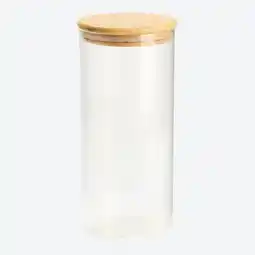 NKD Vorratsglas mit Bambusdeckel in verschiedenen Größen Angebot