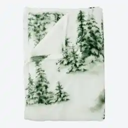 NKD Wohndecke mit Wald-Motiv, ca. 150x200 cm Angebot