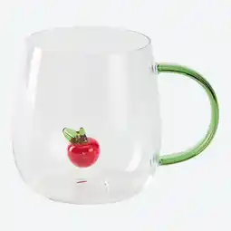 NKD Glasbecher mit Figur, ca. 7,3x9x9 cm Angebot
