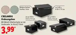 Lidl CRELANDO Ordnungsbox Angebot