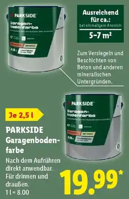 Lidl PARKSIDE Garagenbodenfarbe Angebot
