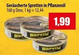 Mix Markt Geräucherte Sprotten in Pflanzenöl Angebot