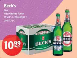 Getränke Hoffmann Beck's Bier Angebot