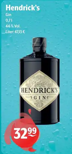 Getränke Hoffmann Hendrick's Gin Angebot