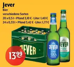 Getränke Hoffmann Jever Bier Angebot