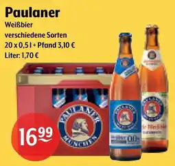 Getränke Hoffmann Paulaner Weißbier Angebot