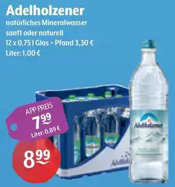 Getränke Hoffmann Adelholzener natürliches Mineralwasser Angebot