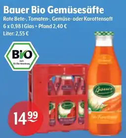 Getränke Hoffmann Bauer Bio Gemüsesäfte Angebot
