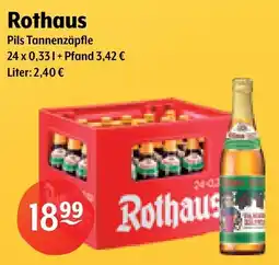Getränke Hoffmann Rothaus Pils Tannenzäpfle Angebot
