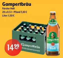Getränke Hoffmann Gampertbräu Förster Hell Angebot