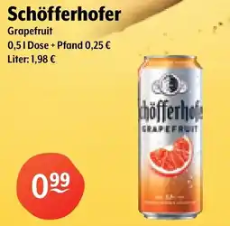 Getränke Hoffmann Schöfflerhofer Grapefruit Angebot
