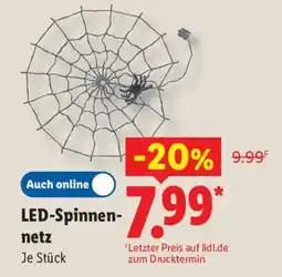 Lidl LED-Spinnen-netz Angebot