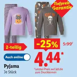 Lidl Pyjama Angebot