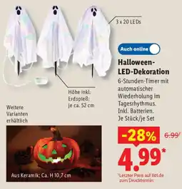 Lidl Halloween-LED-Dekoration Angebot